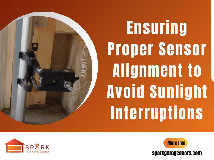 Sparkdoors's tweet image. Safeguard your garage from sunlight interference to maintain sensor alignment and ensure smooth door operation. Optimal sensor placement and regular maintenance are key. For expert repair assistance, Contact Spark Garage Doors. 

#garagedoorrepair #SensorAlignment
