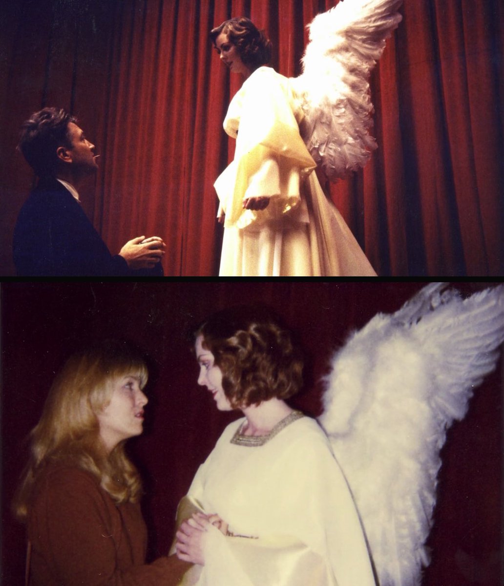 Rehearsing Angel: David Lynch, Sheryl Lee and Lorna MacMillan on the film set of ‘Twin Peaks: Fire Walk with Me’ (1992)