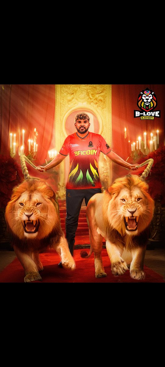 Double the roar, double the power! 🦁🦁
BLOVE KANDY is ready to dominate LPL Season 5! 🏏👑

#BLOVEKandy #LPL2024 #LPLT20 #LankaPremierLeague #BLOVEKandyTeam #KandyTeam #BLOVEKandySquad2024 #LPLSeason5 #LPL5 #BLoveKandyisReady #KandyFalcons #KandyWarriors #KandyTuskers