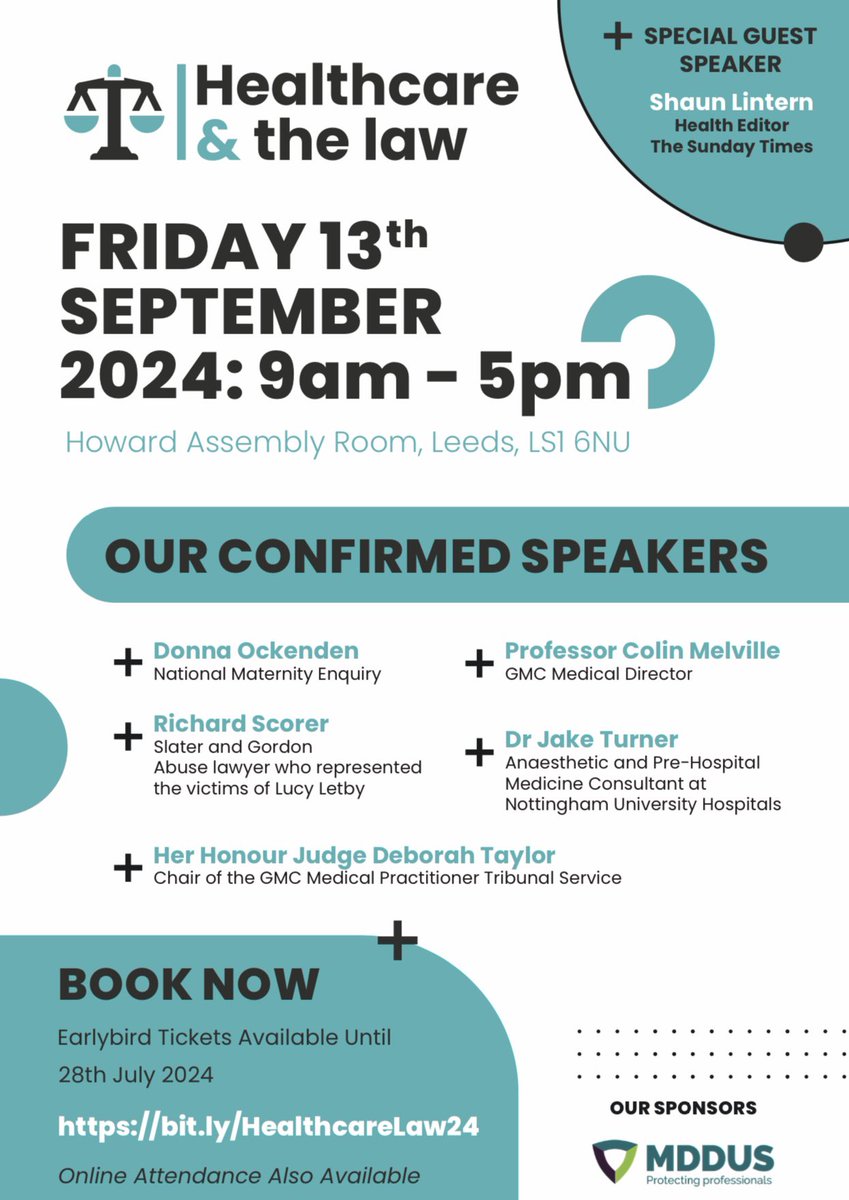 YorksAnaesEvents (@yorksanaes) on Twitter photo ๐จBREAKING๐จ
Weโre very happy to announce that weโve added <a href="/ShaunLintern/">Shaun Lintern</a> to the #HealthCareLaw24 line up!
Weโre super excited. Get your tickets ๐
๐
: Friday 13th September 2024
๐: Howard Assembly Rooms, Leeds
๐๏ธ: bit.ly/HealthcareLaw24 ๐จBREAKING๐จ
Weโre very happy to announce that weโve added <a href="/ShaunLintern/">Shaun Lintern</a> to the #HealthCareLaw24 line up!
Weโre super excited. Get your tickets ๐
๐
: Friday 13th September 2024
๐: Howard Assembly Rooms, Leeds
๐๏ธ: bit.ly/HealthcareLaw24