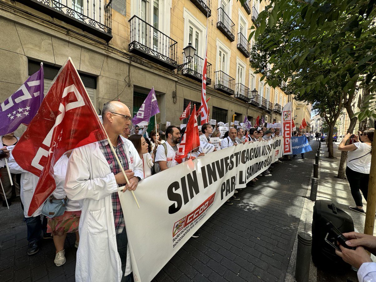 CCOO Sanidad Madrid tweet media