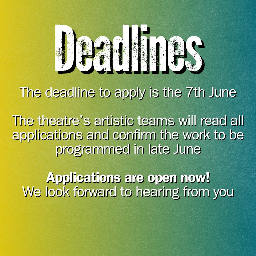 Only 1 week left to get your applications in for Off West End's newest theatre festival in South East London, SE FEST! Offering you the chance to get your show on at two award-winning theatres. 🎟️ thebridgehousetheatre.co.uk/se-fest/