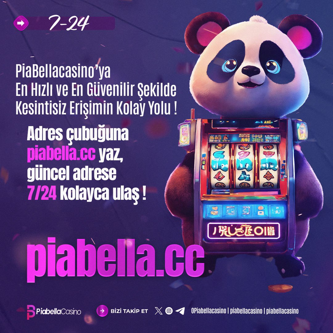 💎 #PiaBellaCasino'ya En Güvenilir ve En Hızlı Ulaşmanın Yolu ! 

⚠️ Adres Çubuğuna '' piabella.cc '' Yaz 7/24 Güncel Adrese Giriş Yap !

◀️ PiaBellaCasino Güncel Adresine Ulaşmak İçin Tıklayınız (redpia.link/?y=Twitter) ! 

#PiaBellaCasino Bol Şanslar Diler.