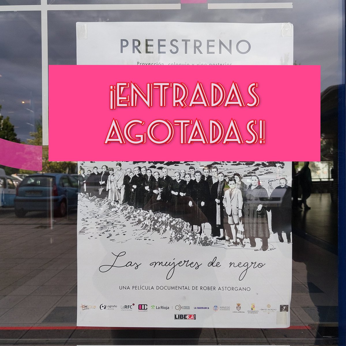 Estamos contentas de anunciaros que YA NO HAY ENTRADAS para el preestreno de este viernes