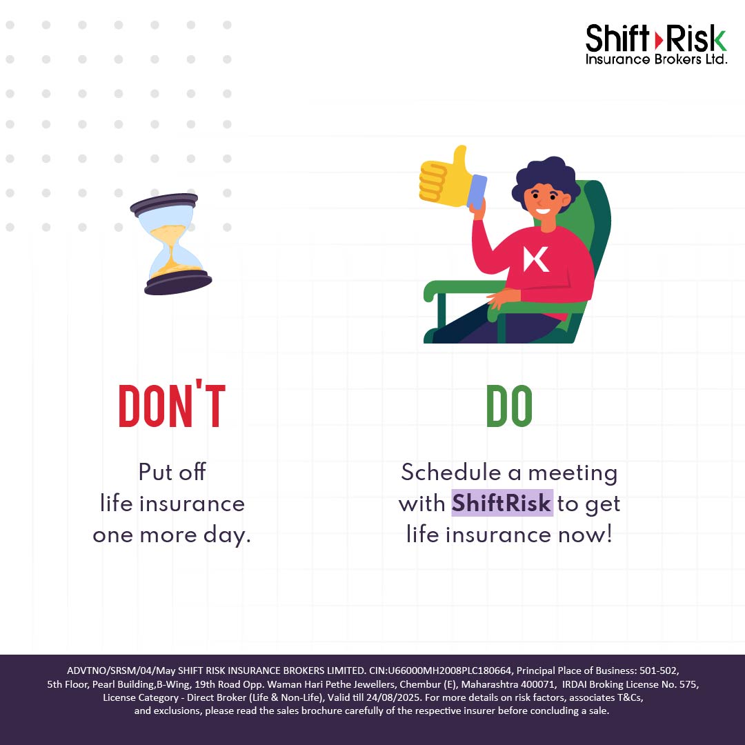 ShiftRisk's tweet image. Do you have Life Insurance? 

Secure your loved ones' future with ShiftRisk Life Insurance

 Plan today for peace of mind tomorrow.

#LifeInsurance #SecureFuture #ShiftRisk #PeaceOfMind #FamilyProtection #FinancialPlanning #RiskkokaroShift