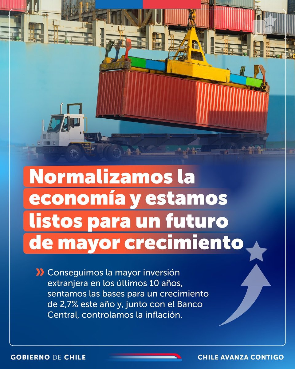 Radar_C_L's tweet photo. El progreso económico y social es una consecuencia de la inversión sabia y sostenida. Bien hecho Gobierno! @GabrielBoric https://t.co/d8tHb1D9BL