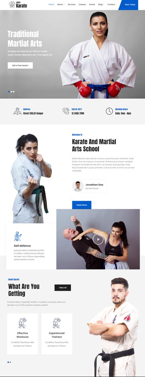 sktthemesindia's tweet photo. SKT Karate - Karate WordPress Theme for
#MMA #sports #kickboxing #kungfu #martialarts
Demo👉 https://t.co/gl0lJzom3w
.
.
.
#KarateWordPressTheme #MartialArtsWordPressThemes #KarateClubWordPressTheme #Hamas #Paytm #KarateTraining #banknifty #SelfDefense #KarateClasses https://t.co/ifKFqIA8Rf