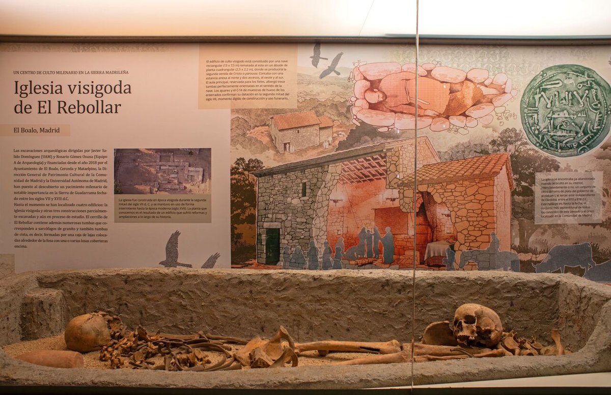 ⛪️ La @ComunidadMadrid inaugura una exposición sobre la historia de la iglesia visigoda de El Rebollar en #ElBoalo. ✅ Un recorrido por la evolución de este templo que se mantuvo como centro de culto hasta el siglo XVII. +Info: c.madrid/o9ddg1 #MadridEsCultura