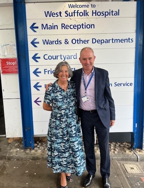 An interesting and productive meeting was held addressing collaborative working relationships between Jonathan Boyle, Consultant vascular surgeon and affiliate assistant professor at Addenbrooke’s Hospital, Cambridge and Ellie Lindsay OBE