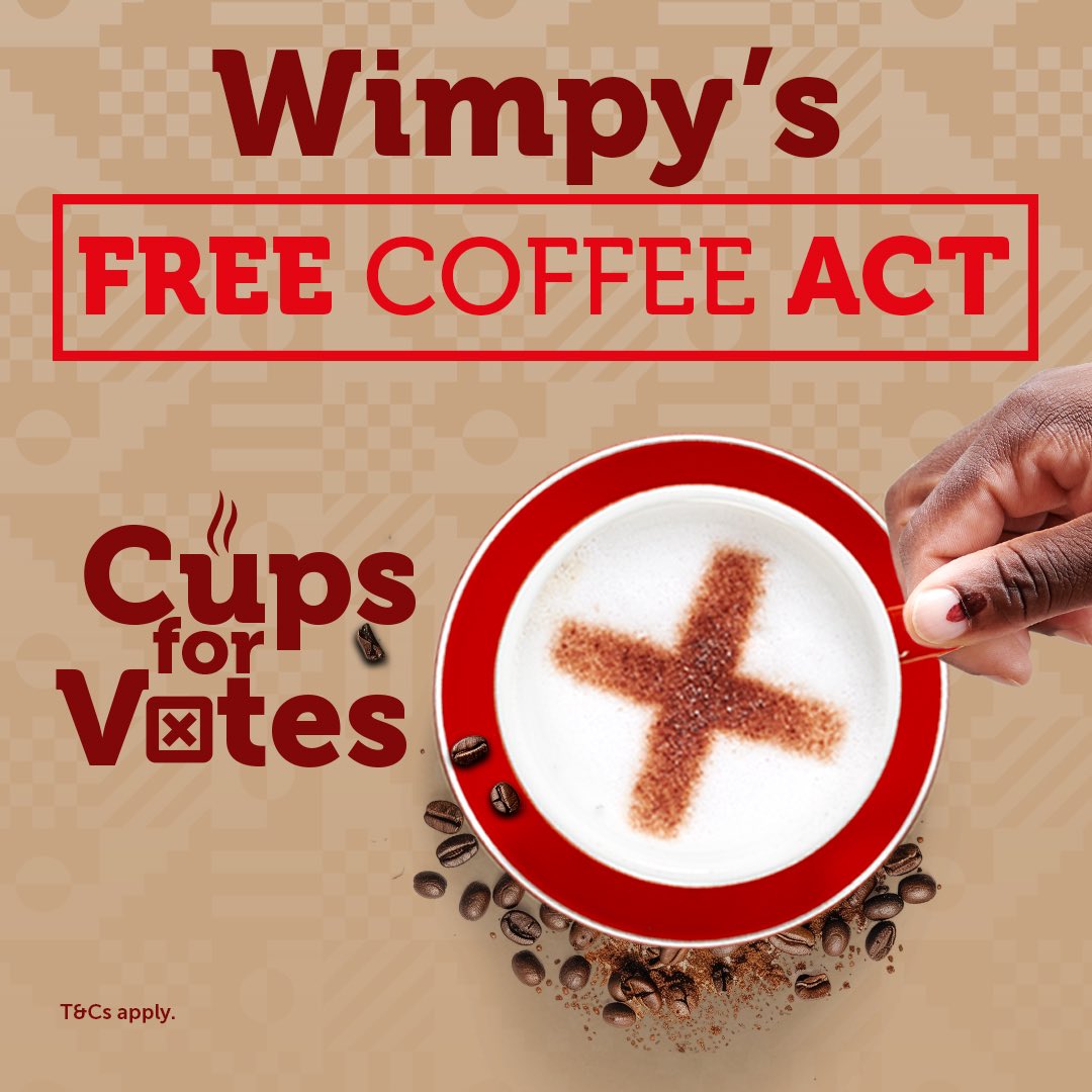 FaithGatsheni's tweet photo. Thank you @wimpy_sa 🥺
#SAElectionDay 🗳️🇿🇦 https://t.co/9IYAwmmynB
