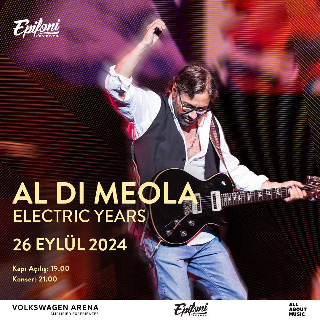 Günümüzün en iyi gitaristlerinden Al Di Meola ile bu kez “Elektrikli Buluşma”🎸 Al Di Meola, bu kez farklı bir konsept ile sahne almak üzere İstanbul'a geliyor. Üstelik Yapı Kredi World’e özel vade farksız 6'ya kadar taksit avantajlı biletler linkte.🤩 bit.ly/4cfmaHh