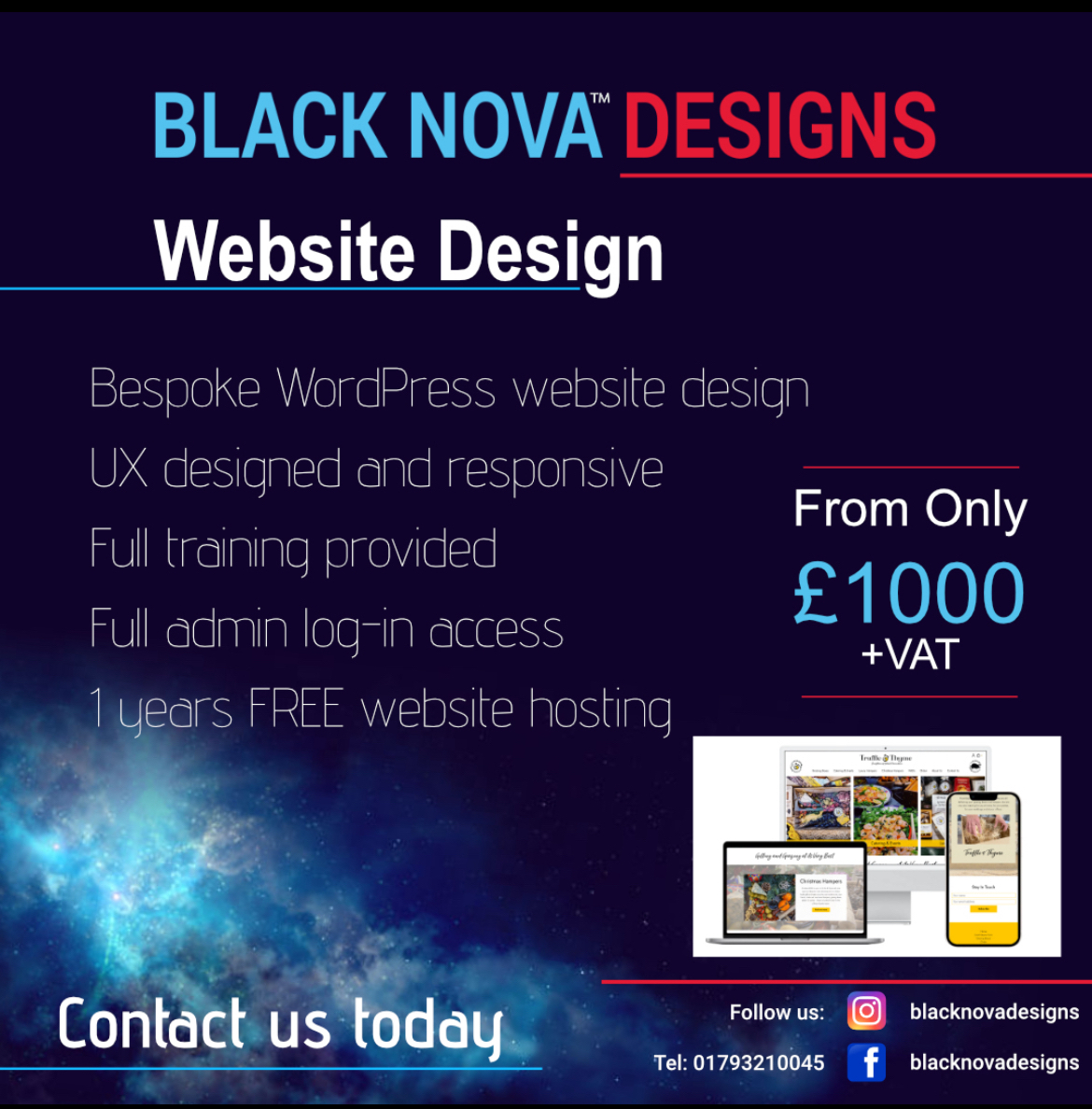 Our IT solutions make things simple for YOU and your business!
Find out how we can help via the link below 👇️

blacknovadesigns.co.uk/it-services/

#itservices #itsolutiosn #wifi #pc #laptop #hardware #softwareupgrade #voipphones #businesssolutions