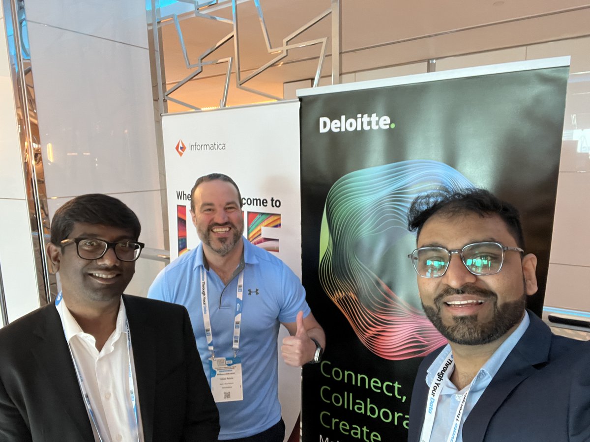 DeloitteME's tweet image. Thrilled to have our AI &amp;amp; Data team participating in the #DataInnovationSummit and being a Powered By Partner alongside @Informatica. We showcased the latest trends in the world of data and #innovation! #DataManagement