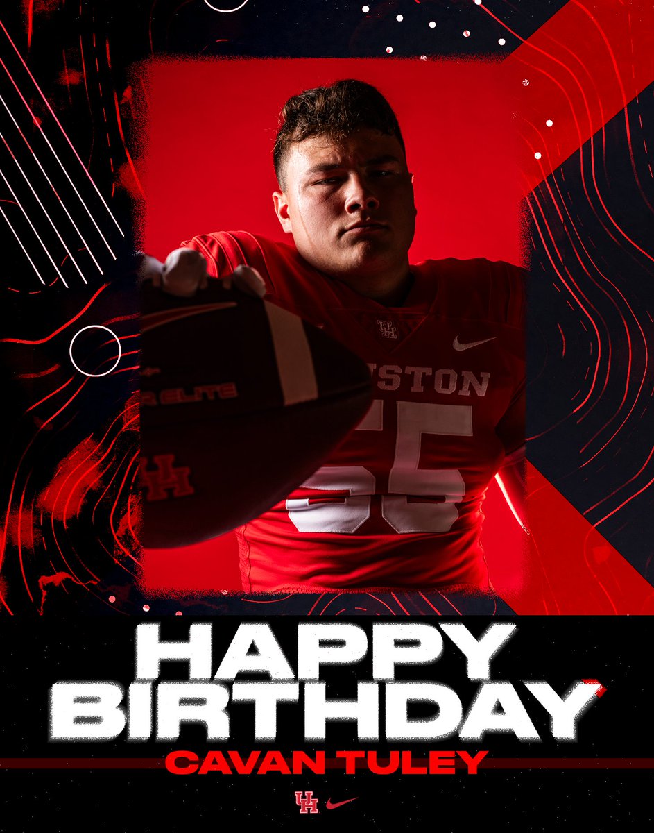 Houston Football (@uhcougarfb) on Twitter photo Happy Birthday, <a href="/CavanTuley/">Cavan Tuley</a>!
#GoCoogs Happy Birthday, <a href="/CavanTuley/">Cavan Tuley</a>!
#GoCoogs