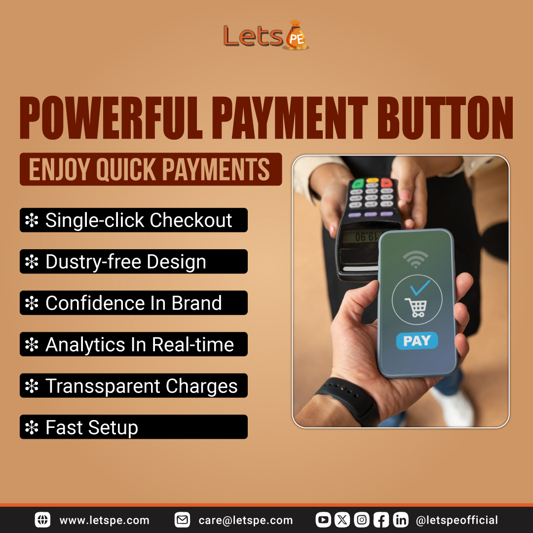 🚀 Boost sales with LetsPe's user-friendly payment gateway! 🛒 Enjoy seamless checkouts, fast setup, and confident branding. 🌟
.
.
#LetsPe #PaymentGateway #SecureTransactions #Business #security #CustomerSatisfaction #payments #Suzlon #MAZDOCK #startups #Paytm #IRCTC #Hindalco