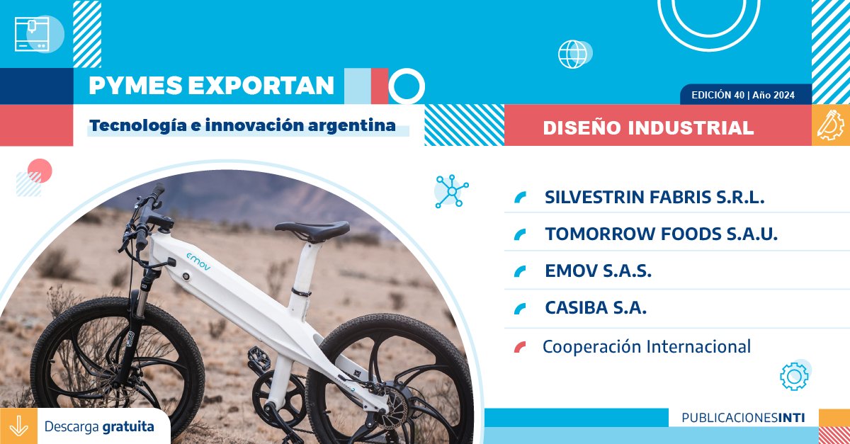 Te compartimos un nuevo #PymesExportan, Tecnología e Innovación Argentina. En esta ocasión, abordamos el sector diseño industrial que desempeña un papel estratégico en el desarrollo productivo.
Se difunde con apoyo de @CancilleriaARG
🔗 Leelo acá👉  lc.cx/MNgi-9
