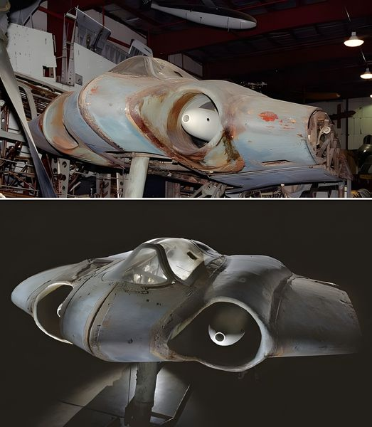 🤔Le seul exemplaire existant du Ho 229, le V3 – et le seul prototype de jet allemand de la Seconde Guerre mondiale encore existant – est exposé dans le hall principal du Steven F. Udvar-Hazy Center du Smithsonian. #WW2 #Smithsonian #awesome #V3 @YvesPDB