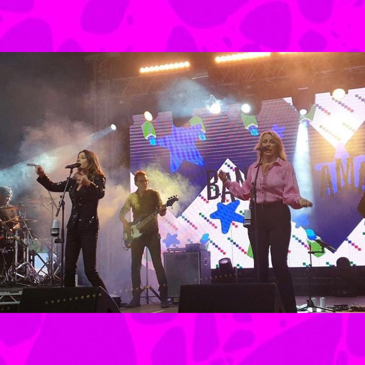 Flashback to 2019 performing @mightyhoopla 🎉 We’re thrilled to be back this Saturday 1st June to kickstart our summer festivals! We can’t wait to see you there☀️