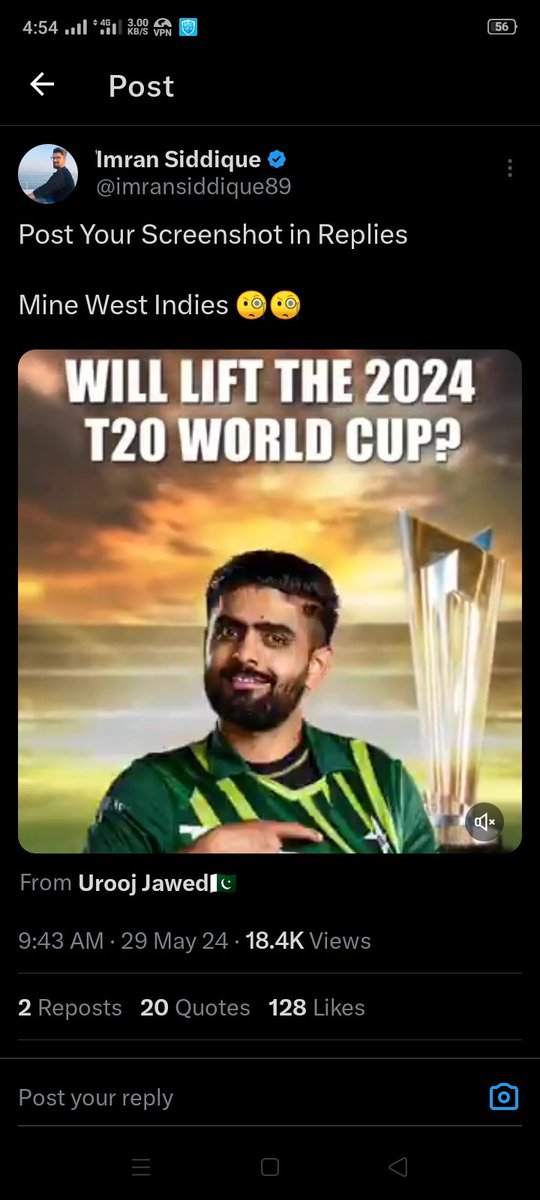 imbarkii's tweet photo. @imransiddique89 King babar https://t.co/cO7w02hWqm