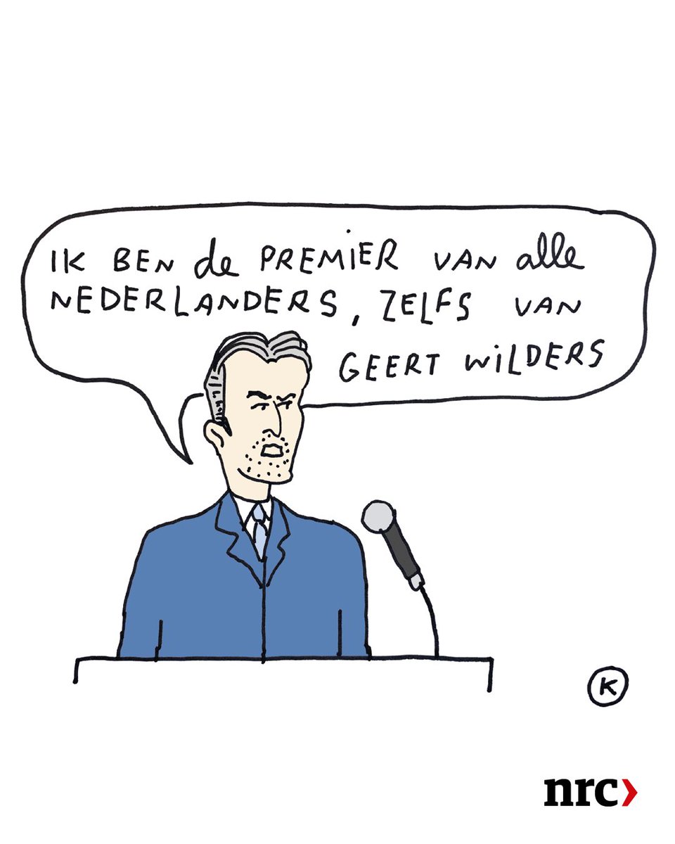 De dagelijkse tekening van Kamagurka (@LucZeebroek) bij het nieuws: