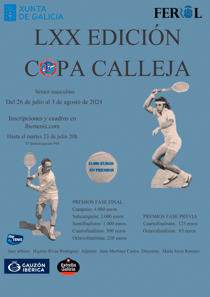 Novo torneo publicado na web: V Edición Copa Calleja Xuvenil fgtenis.net/gl/evento/v-ed…