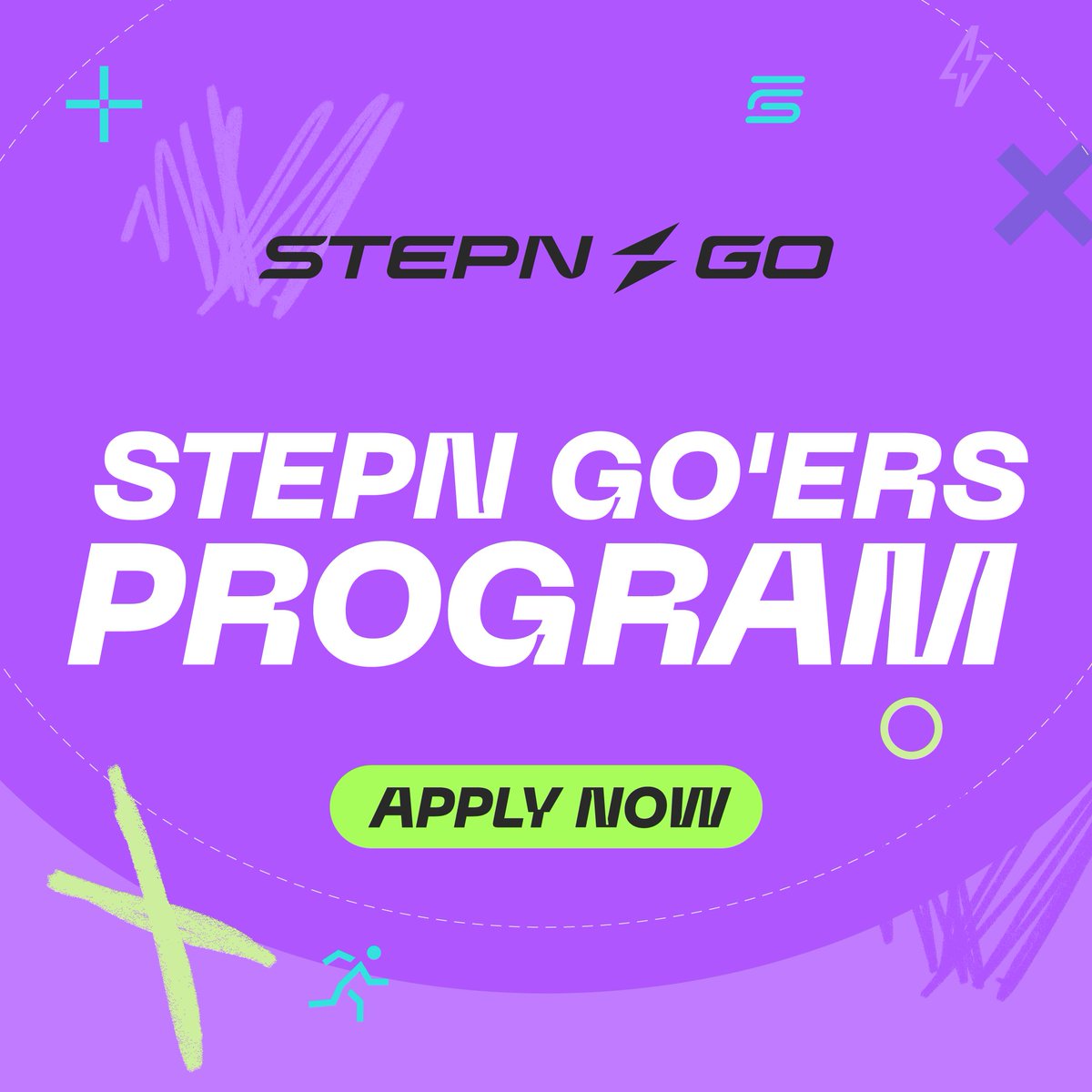 STEPN GO’ers Program ⚡️ We are thrilled to announce a new program designed to support the growth and adoption of #STEPNGO! And applications are open, let’s GO! 🏃‍♂️ As a STEPN GO’er, you'll help build the core community of STEPN GO, promote healthy living, and, of course, earn