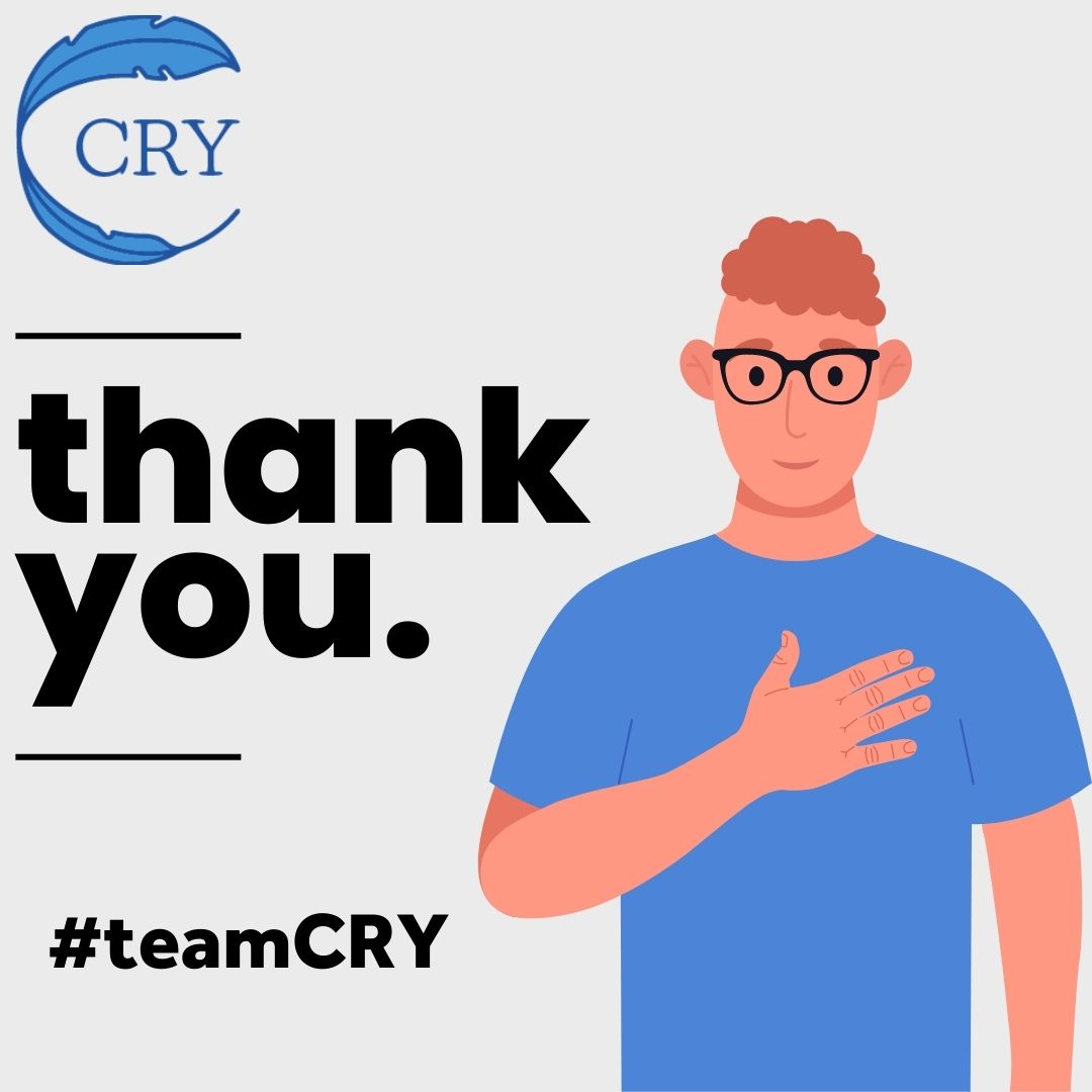 Thank You @EHarry61 for your support for CRY.ie and the RTs.

#teamCRY