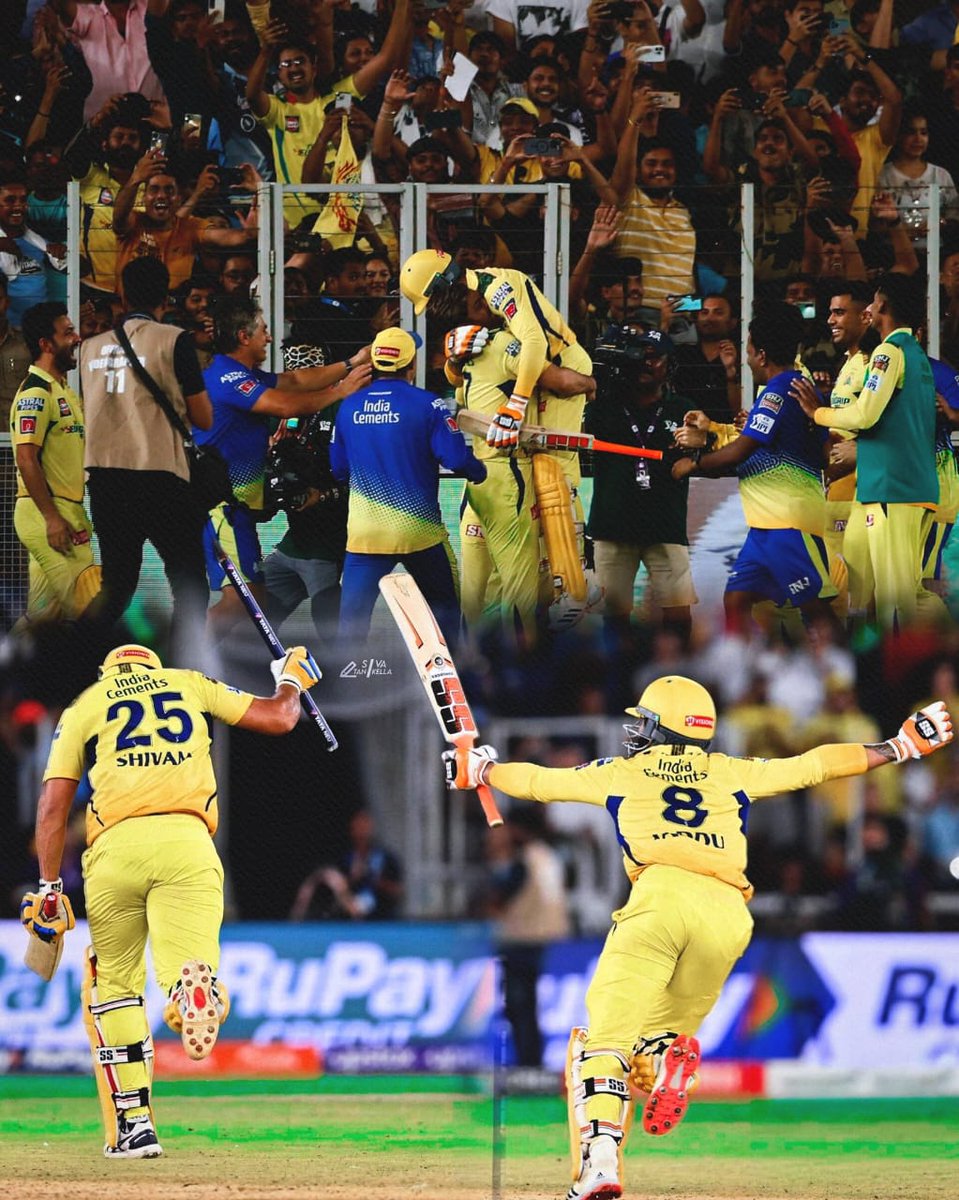 The Celebration of Fairytale ending in 2023 IPL 💛🥳 

#WhistlePodu #CSK