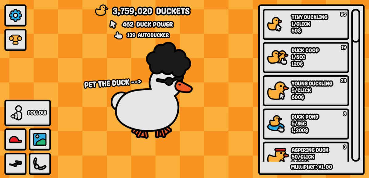 Side project for sale! - $5,000 USD - check out Duck Duck Clicker - A clicker game about ducks and stuff 🦆 - sideprojectors.com/project/42854?… @sideprojectors #sideproject #makers #entrepreneur #duck-duck-clicker