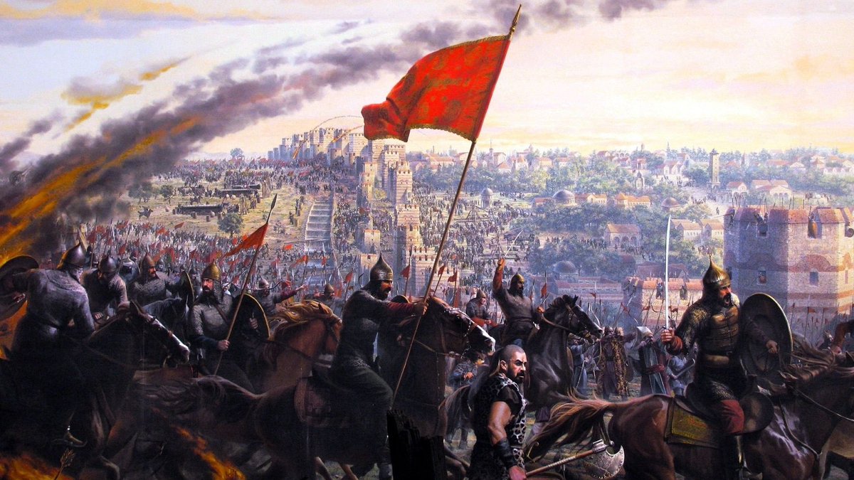 On #ThisDayInHistory in 1453, Constantinople falls to the Ottoman Turks.

After a two-month-long siege, the city finally fell, marking the end of the Byzantine Empire. The last Byzantine emperor, Constantine XI Palaiologos, was last seen casting off his imperial regalia and