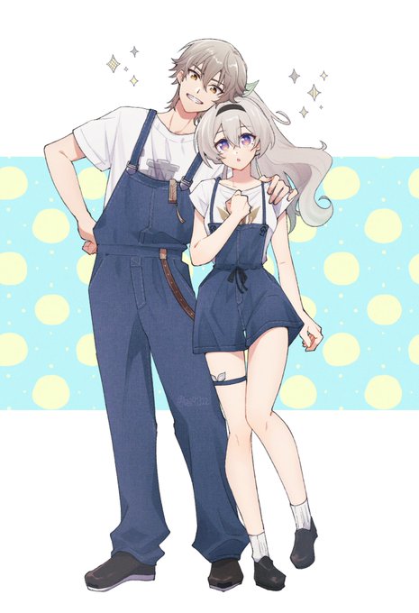 「long hair overalls」 illustration images(Latest)