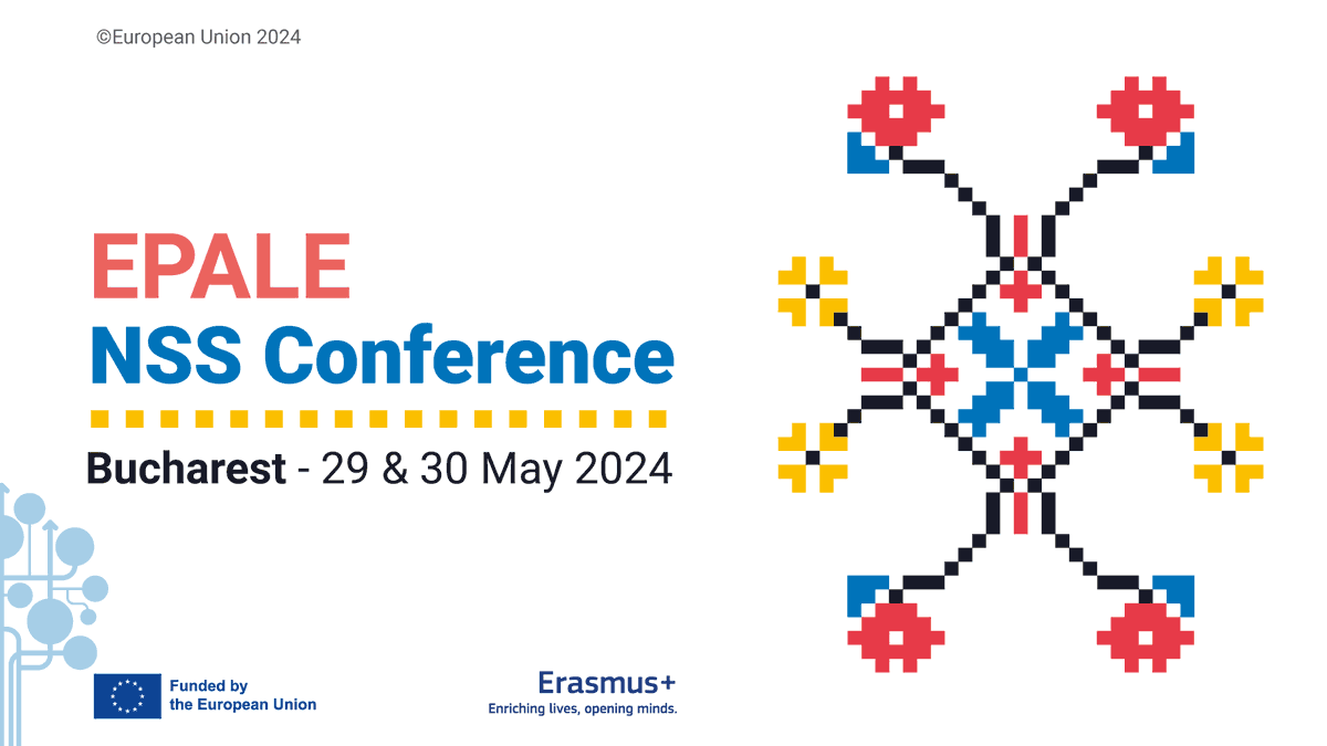 EPALE_EU's tweet photo. 🇪🇺 The 2024 #EPALE NSS Conference just started!

❤️ The EPALE National Support Services from all over Europe are gathering in Bucarest and online for discussing about the future of our #AdultLearning community.

#AdultEducation https://t.co/bR1zdiNUD1