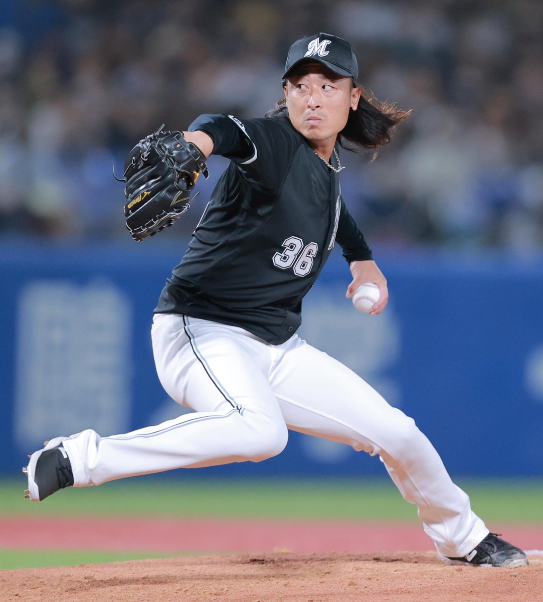 【ヤクルト対ロッテ】マウンドに上がる坂本光士郎投手。（撮影・長尾みなみ） #chibalotte #MarinesBaseball #坂本光士郎 #サンスポ