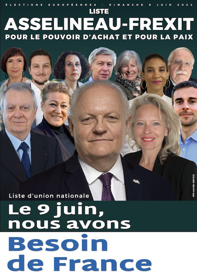 Certains personnages politiques ont un ego démesuré ou alors ils n’ont pas compris que les élections européennes concernent des listes de 81 candidats, ou bien encore, ils se moquent des Français. À votre avis entre @rglucks1 et @f_asselineau, qui est concerné ?