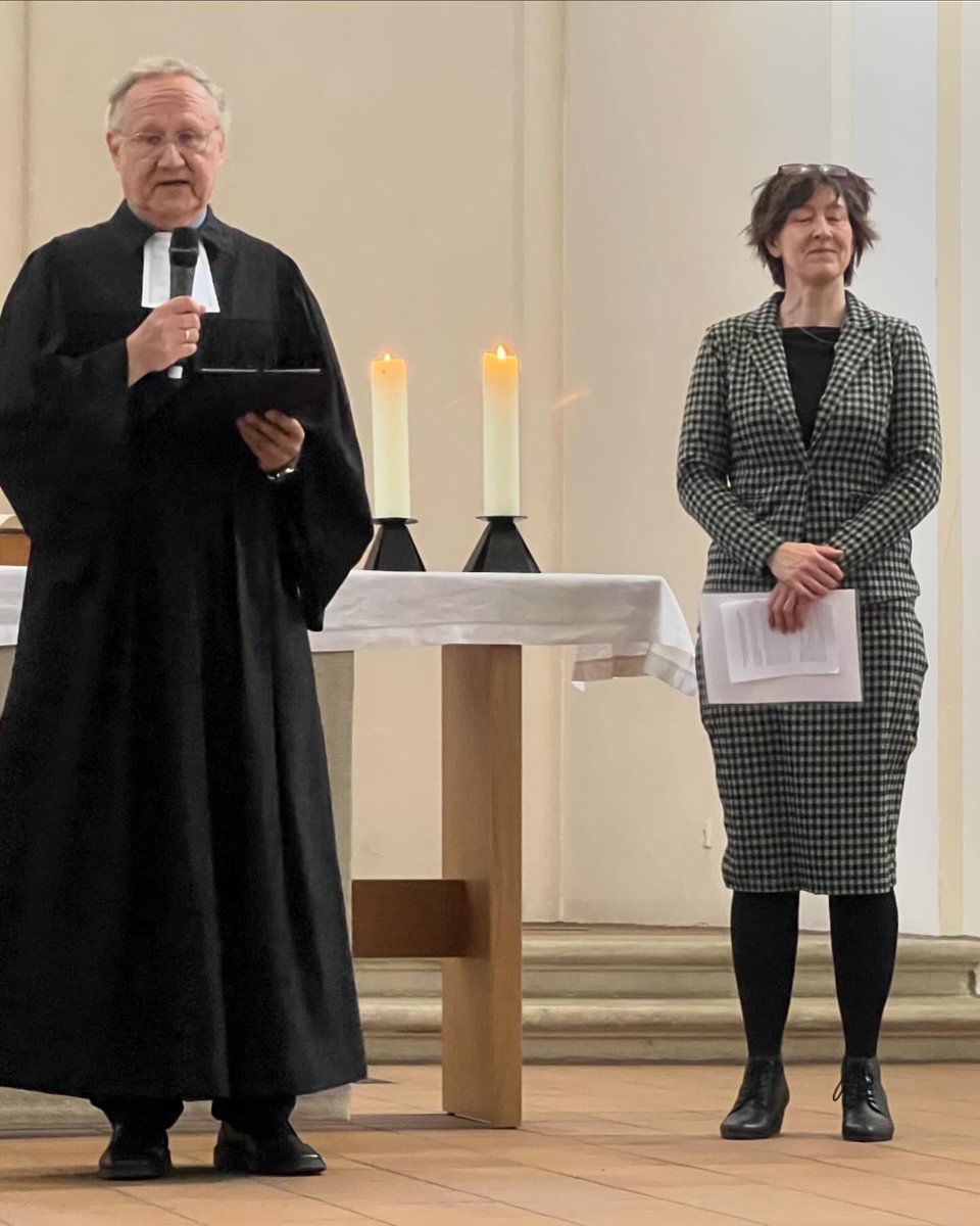 KristfBalint's tweet photo. Du bist eine Bereicherung für das #BerlinerMissionswerk und wir sind froh, dass du jetzt bei uns bist, so die Willkommensbotschaft an Barbara #Hustedt, die heute in der Bartholomäus-Kirche in Berlin in ihr Amt als stellvertretende Direktorin und https://t.co/NEIXVSIzw7