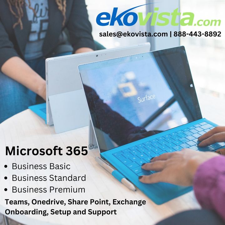 Microsoft 365 Apps for everyone with many features and services including Teams, One Drive, SharePoint and Exchange. Connect with us and get started.

#itprofessionals #m365 #computersupport #remotesupport #onsitesupport  #cloudserver #cybersecurity #experiencedit #ekovista