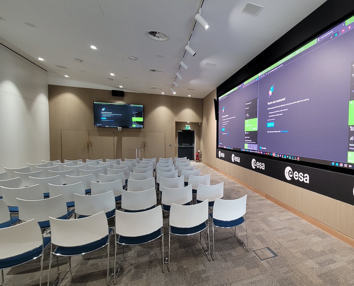 🌟📅We are getting ready for our vEM Technology Forum. Here are some cool pictures of the venue for our event (ESA Conference Centre): If you haven't yet, sign up to the vEM Technology Forum: web-eur.cvent.com/event/240BA165…