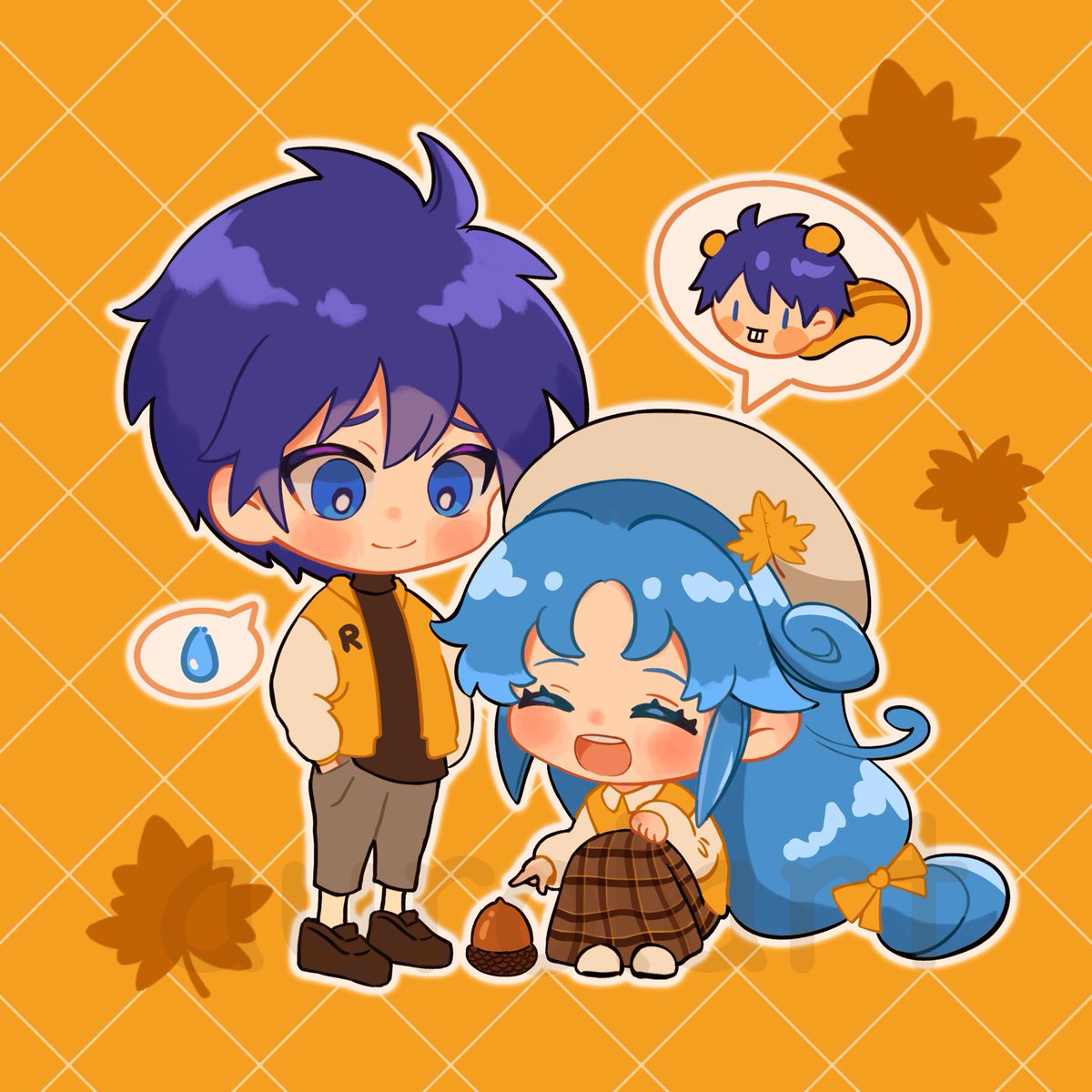 🍁🍁

#ふしぎ星のふたご姫 #ふたご姫 #rein #シェレイ #shadexrein