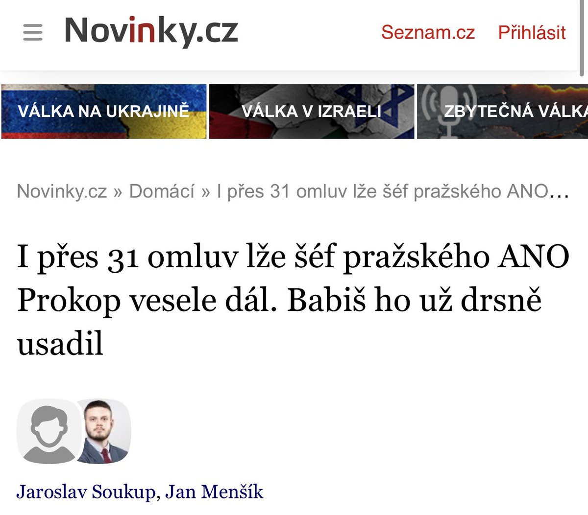Když soudem usvědčeného lháře musí krotit soudem usvědčený lhář. Aneb další ukázka, že v ANO už zůstávají hlavně neschopní a všehoschopní, pro které se jediným politickým nástrojem stala lež a potřeba vše bořit.
