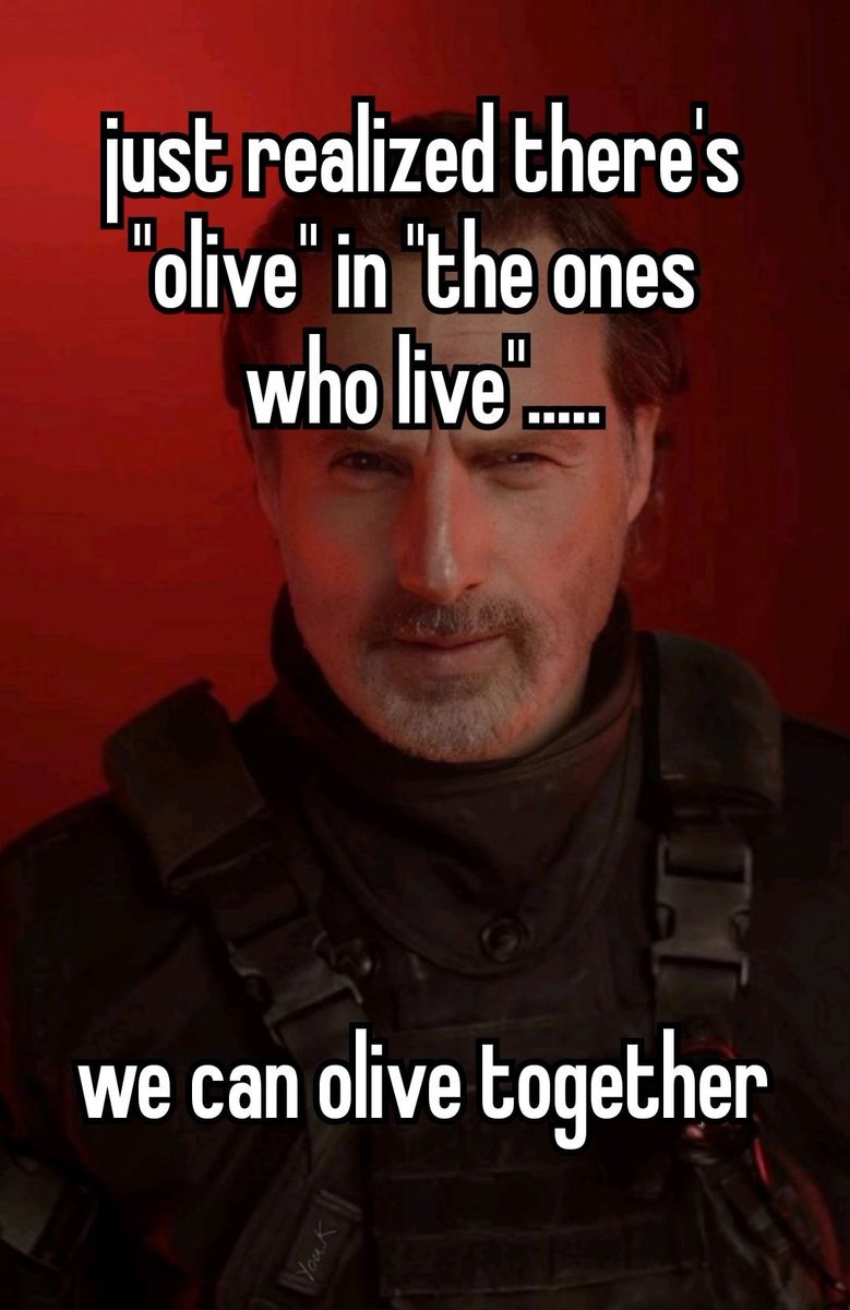 agathsol's tweet photo. Good morning, have a nice Wednesday π
twd memes are a diamond ππ€£π€£π€£
#GoodMorning #RickGrimes #TWDmemes #TWDFamily #TheWalkingDead #AndrewLincoln #TWDTheOnesWhoLive #TheWalkingDeadTheOnesWhoLive https://t.co/yyN8bHDtIi
