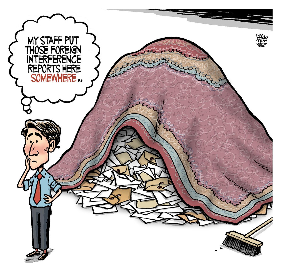 Please enjoy my cartoon in today's @TorontoStar