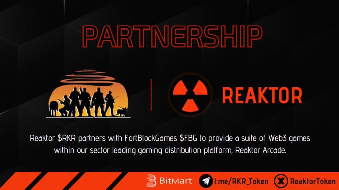 Good R/R on $FBG, the retracement completely ended @FortBlockGames will now list on @ReaktorToken's Arcade as well The partnership will also bring an NFT marketplace for players to trade in-game assets