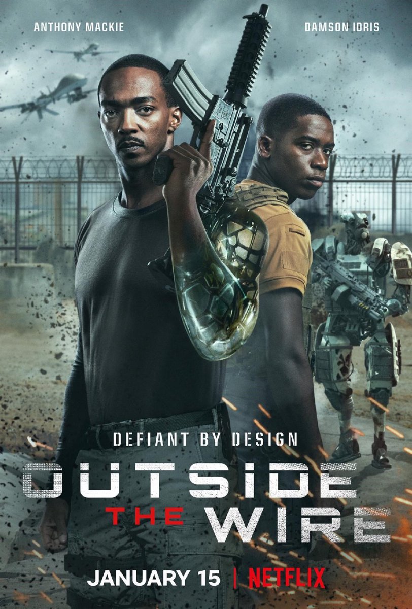 Movies_withO's tweet photo. OUTSIDE THE WIRE - In the near future, a drone pilot sent into a w@r zone finds himself paired with a top-secret android officer on a mission to stop a nu**ear att@ck.
On Netflix 

#outsidethewire #movie #action #adventure #fantasy #scifi #Netflix #movieswitho #foryou #cinemaxplay