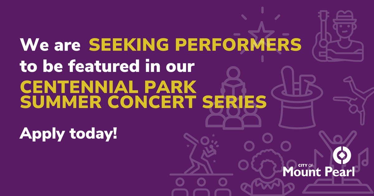 Calling all Performers! 📢

We're seeking talented artists to perform at our family-friendly pop-up concerts this summer. This is a fantastic opportunity to showcase your talent and entertain our community.

Interested? Let us know: bit.ly/CentennialPark…