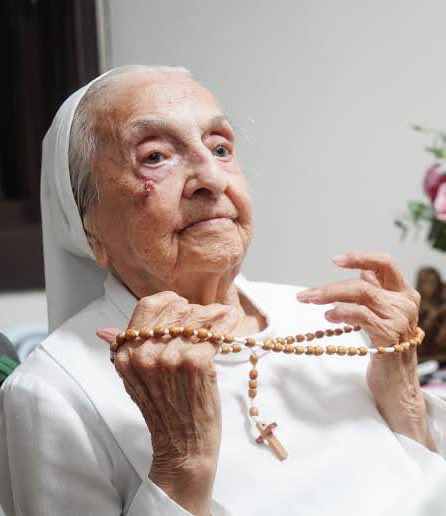 Catholic nun Inah Canabarro Lucas, known as the world’s third oldest living person by the Gerontology Research Group, has turned 116.