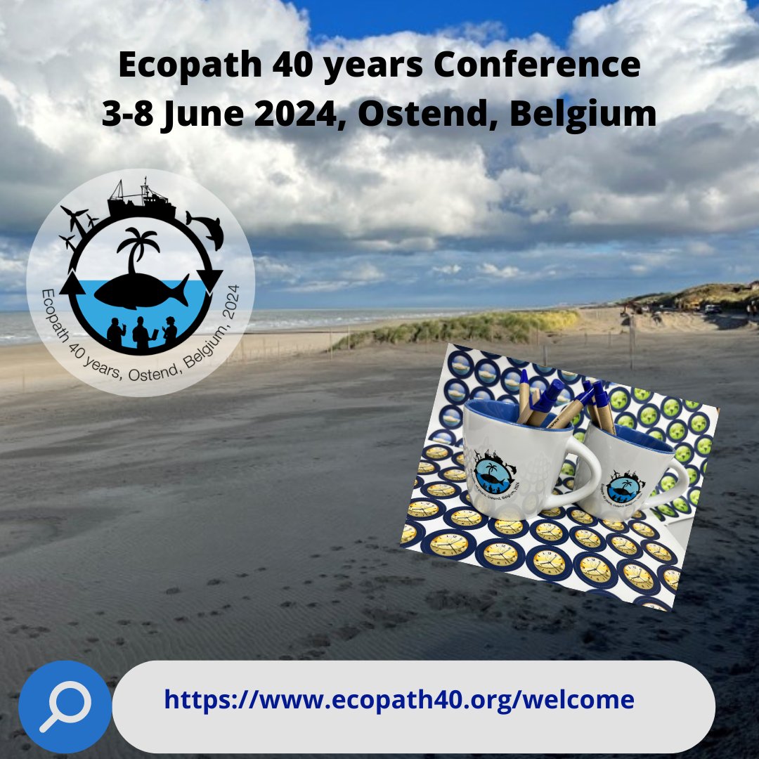 Coming up next week is the 'Ecopath 40 years – The Ecosystem Continuum: From Knowledge to Decisions' conference here in #Oostende at #InnovOcean, showcasing four decades of groundbreaking work using the Ecopath modelling software. Follow all the latest news using #Ecopath40