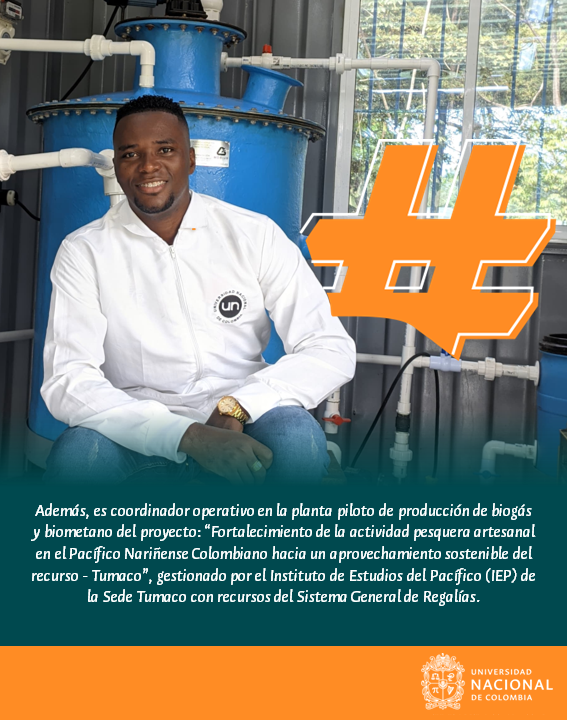 #UNALesColombia 👨🏿‍🎓 Jeyson Martínez Cuero, egresado de la Sede @PalmiraUNAL, a través del programa PEAMA Tumaco, viene aportando con sus conocimientos y experiencias al fortalecimiento y desarrollo de @TumacoUNAL ¡Jeyson Martínez hace parte de nuestro Orgullo UNAL! 🤩 #SomosUNAL