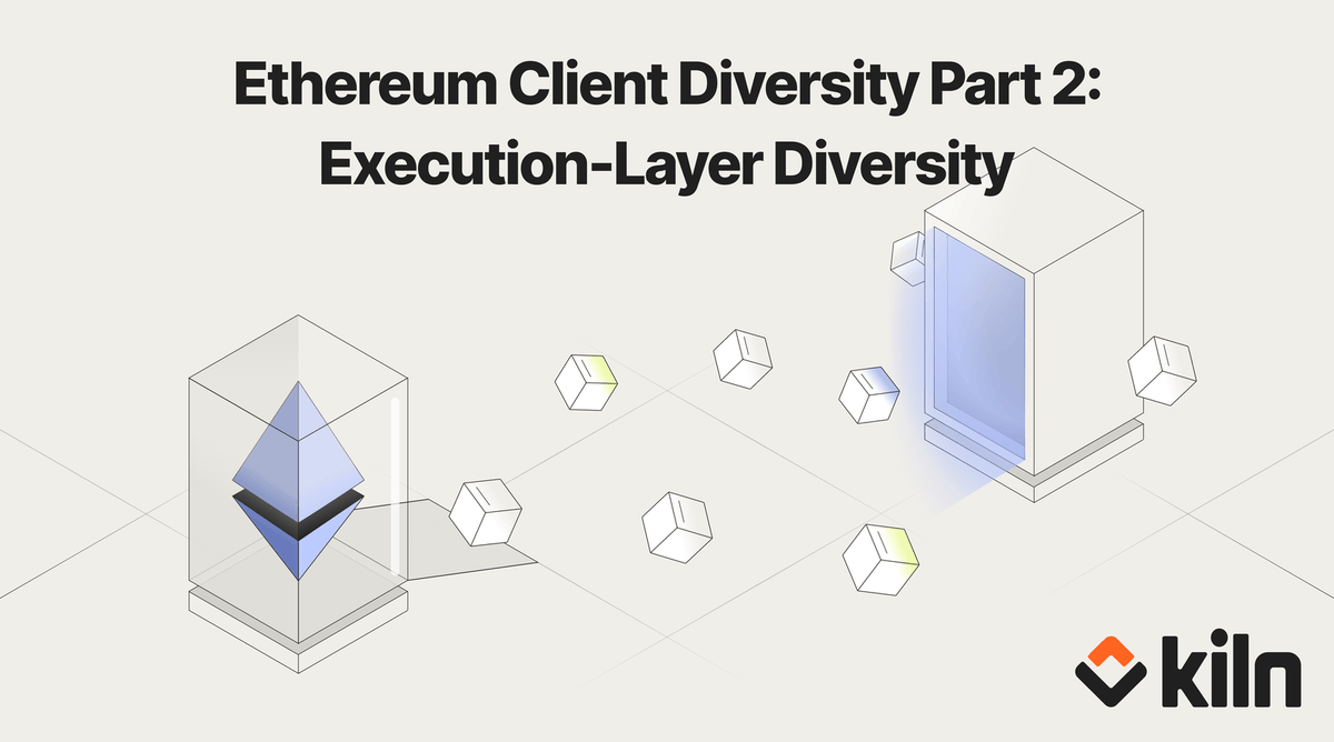 ✌️ In this second post of our series on Ethereum client diversity, we dive into the execution-layer.

🚨 We explain how using a super-majority execution-layer client introduces the risk of all the staked collateral being burnt, without any possible course of action.

🙅‍♂️ Today,