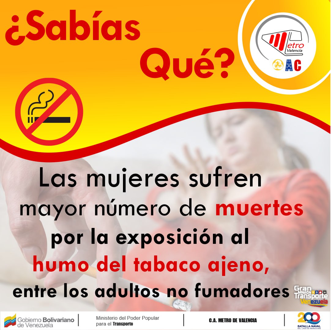 #nofumes 🚫
 
Desde la Oficina de Atención Ciudadana de @cametrodevalencia te damos a conocer los daños que ocasionan a las personas que te rodean cuando fumas

¡Tu opinión es lo primero!

#metrovalencia #campaña #nofumes