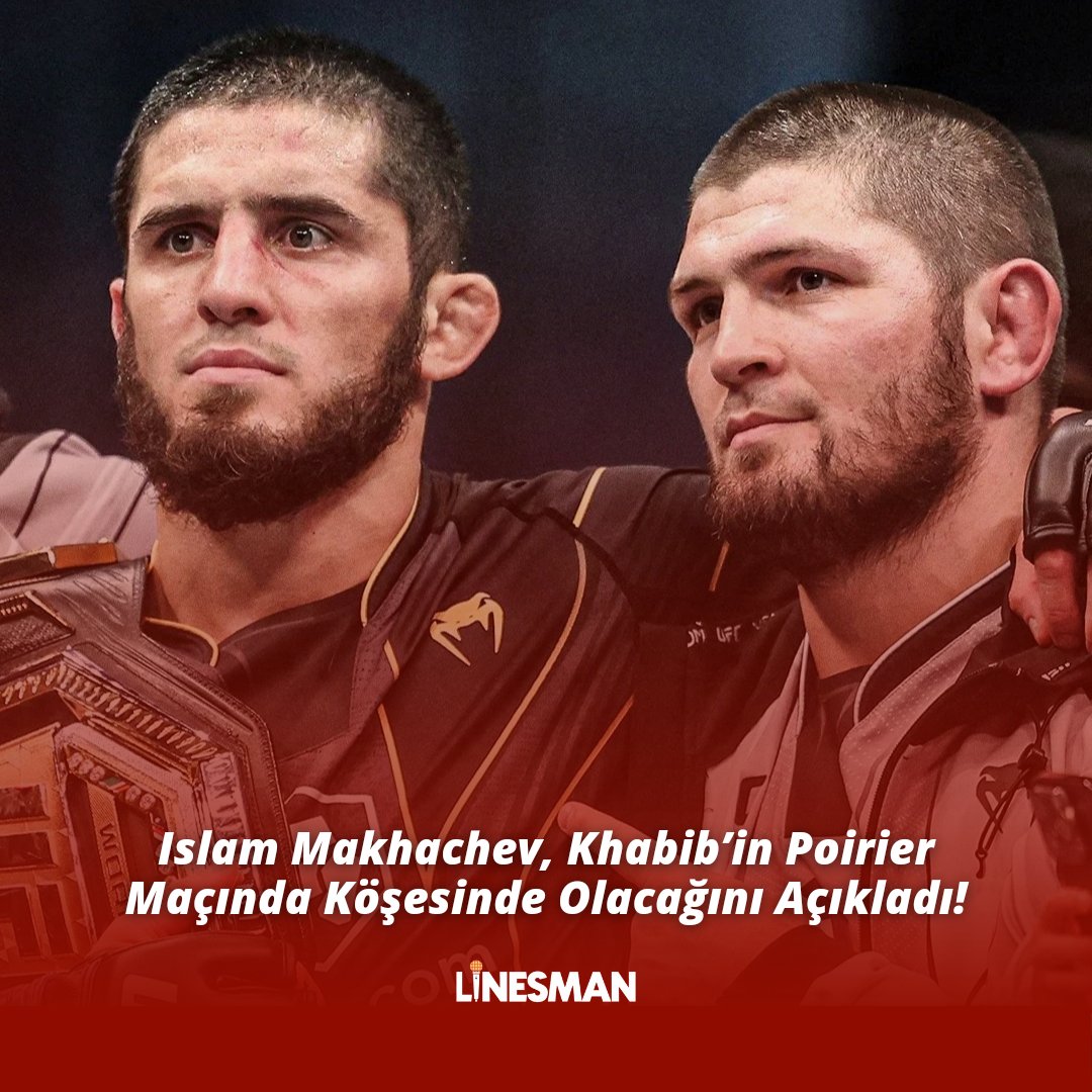 Ve 'Kartal' geri dönüyor! Khabib Nurmagomedov, Dustin Poirier mücadelesinde tekrardan Islam Makhachev'in köşesinde olacak. #UFC • #KhabibNurmagomedov